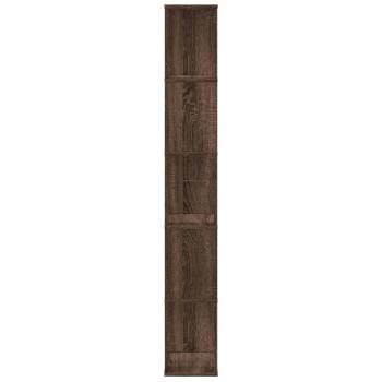 Bücherregal 5 Böden Braun Eichen-Optik 45x23,5x162,5 cm
