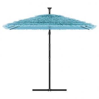 Sonnenschirm mit Stahlmast Blau 246x246x230 cm