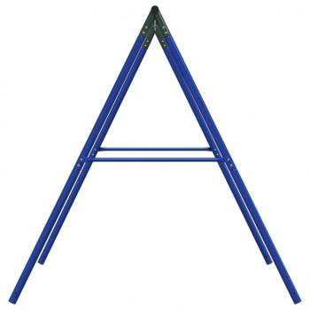 Schaukelgestell mit 2 Haken Blau Stahl