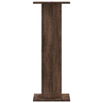 Lautsprecherständer 2 Stk. Braun Eichen-Optik 30x30x80 cm