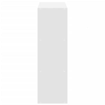 Bücherregal Weiß 102x32x102 cm Holzwerkstoff