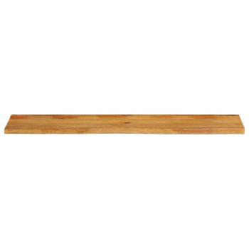 ARDEBO.de - Tischplatte mit Baumkante 180x40x2,5 cm Massivholz Mango