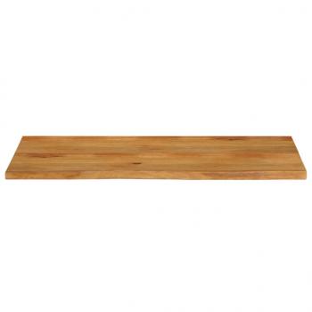 Tischplatte mit Baumkante 140x60x3,8 cm Massivholz Mango