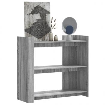 ARDEBO.de - Konsolentisch Grau Sonoma 100x35x90 cm Holzwerkstoff