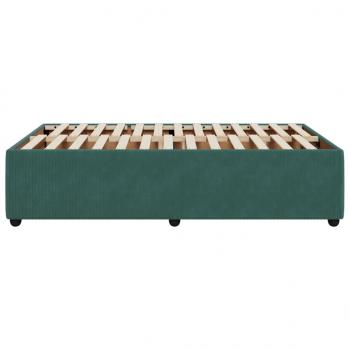 Bettgestell Dunkelgrün 120x190 cm Samt