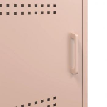 TV-Schrank Rosa 100,5x39x50,5 cm Stahl