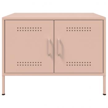 Couchtisch Rosa 68x50x50,5 cm Stahl