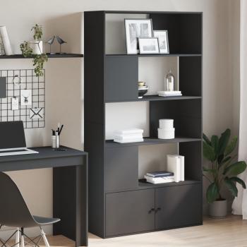 ARDEBO.de - Bücherregal Schwarz 100x36x189 cm Holzwerkstoff