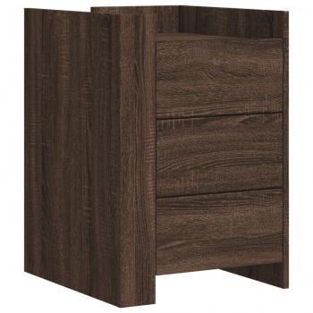 Nachttisch Braun Eichen-Optik 45x50x65 cm Holzwerkstoff