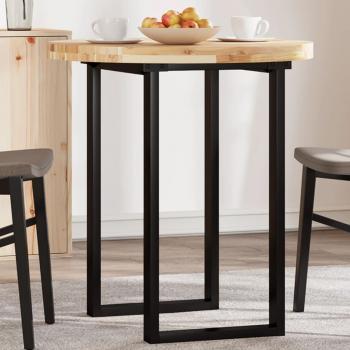 ARDEBO.de - Tischplatte Rund Ø70x4 cm Massivholz Akazie