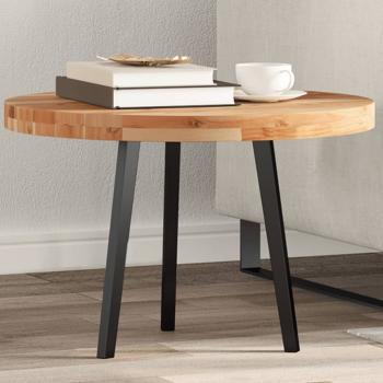 ARDEBO.de - Tischplatte Rund Ø60x4 cm Massivholz Akazie