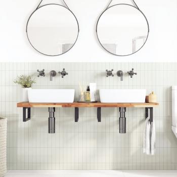 ARDEBO.de - Tischplatte 140x40x4 cm Rechteckig Massivholz Akazie