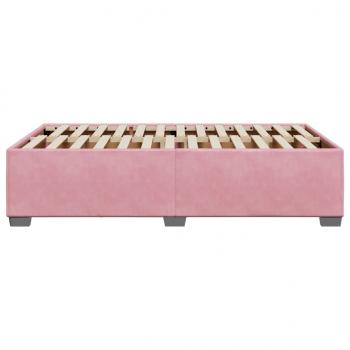 Bettgestell Rosa 120x200 cm Samt