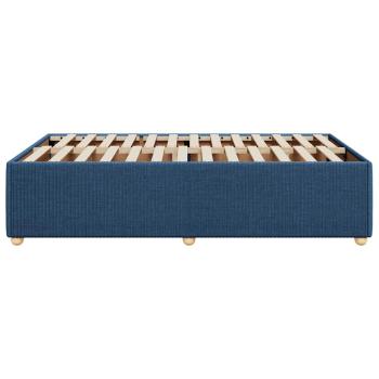 Bettgestell Blau 120x200 cm Stoff