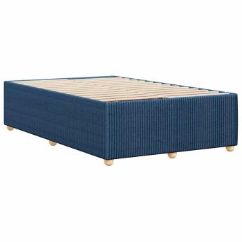 Bettgestell Blau 120x200 cm Stoff