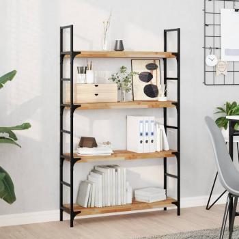 ARDEBO.de - Schweberegale 2 Stk. 100x20x4 cm Massivholz Akazie Ölbehandelt