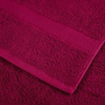 Premium-Handtücher SOLUND 10 Stk. Bordeaux 100x200 cm 600 g/m²