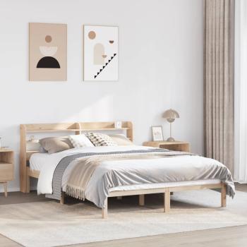 ARDEBO.de - Massivholzbett ohne Matratze 135x190 cm Kiefernholz