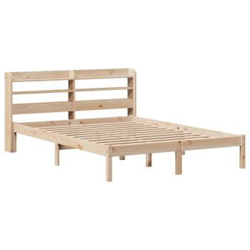 Massivholzbett ohne Matratze 135x190 cm Kiefernholz
