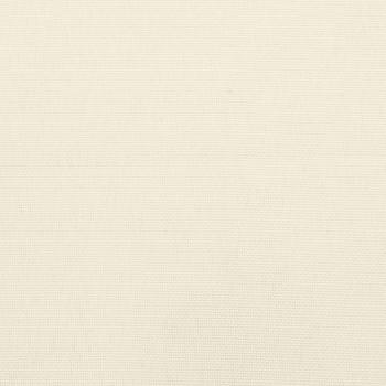 Palettenkissen Creme 80x40x12 cm Stoff