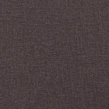 Boxspringbett mit Matratze Dunkelbraun 200x200 cm Stoff