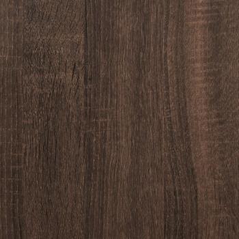 Waschbeckenunterschrank Braun Eichen-Optik 40x37x59 cm