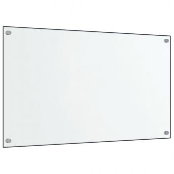 Küchenrückwände 2 Stk. Transparent 70x50 cm Hartglas