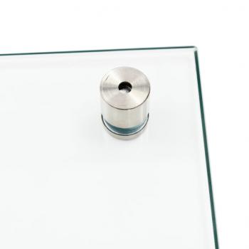 Küchenrückwände 2 Stk. Transparent 80x40 cm Hartglas