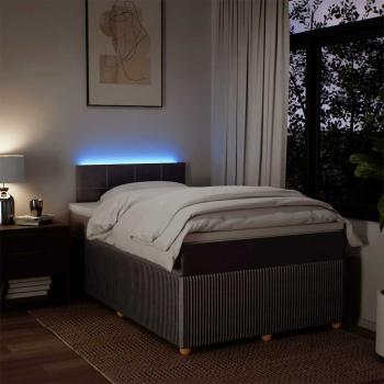 Boxspringbett mit Matratze Taupe 120x200 cm Stoff