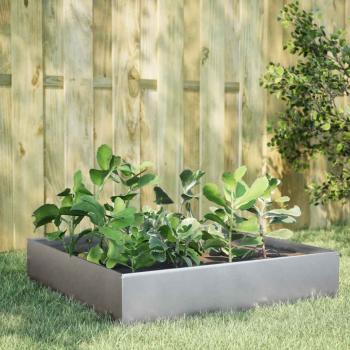 ARDEBO.de - Hochbeet 100x100x33,5 cm Verzinkter Stahl