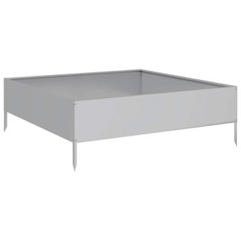 Hochbeet 100x100x33,5 cm Verzinkter Stahl