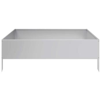 Hochbeet 100x100x33,5 cm Verzinkter Stahl