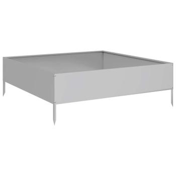 Hochbeet 100x100x33,5 cm Verzinkter Stahl