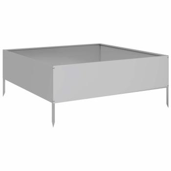 Hochbeet 100x100x25 cm Verzinkter Stahl