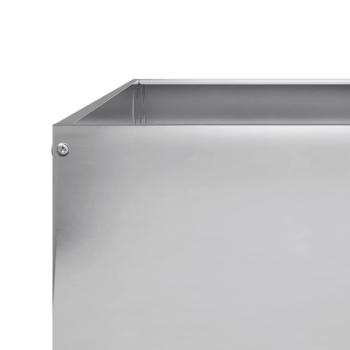 Hochbeet 100x100x25 cm Verzinkter Stahl