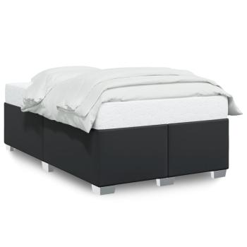 Bettgestell Schwarz 120x190 cm Kunstleder