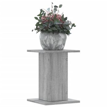 ARDEBO.de - Pflanzenständer 2 Stk. Grau Sonoma 30x30x40 cm Holzwerkstoff