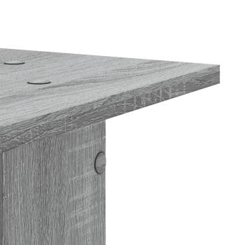 Pflanzenständer 2 Stk. Grau Sonoma 30x30x40 cm Holzwerkstoff
