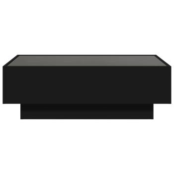 LED-Couchtisch Schwarz 90x50x30 cm Holzwerkstoff
