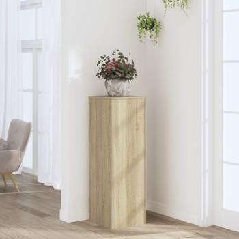 ARDEBO.de - Pflanzenständer Sonoma-Eiche 33x33x100 cm Holzwerkstoff