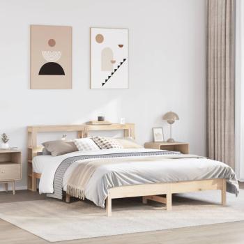 ARDEBO.de - Massivholzbett ohne Matratze 150x200 cm Kiefernholz