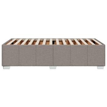 Bettgestell Taupe 80x200 cm Stoff