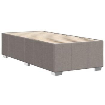 Bettgestell Taupe 80x200 cm Stoff