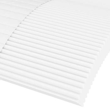 Schaumstoffmatratze Weiß 100x220 cm Härtegrad H2 H3