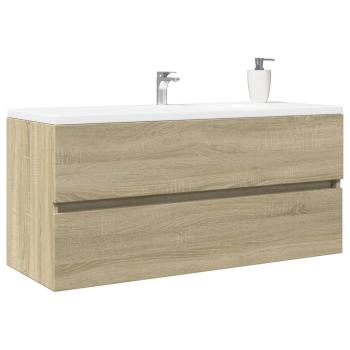 ARDEBO.de - Waschbeckenschrank Sonoma-Eiche 100x38,5x45 cm Holzwerkstoff