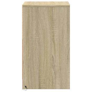 Nachttisch mit LED-Leuchten Sonoma Eiche Holzwerkstoff