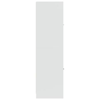 Apothekerschrank Hochglanz-Weiß 30x41x144,5 cm Holzwerkstoff