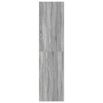 Kleiderschrank Grau Sonoma 80x50x200 cm Holzwerkstoff