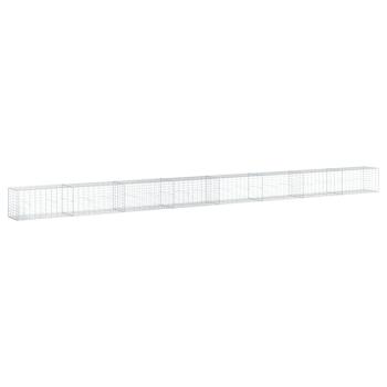 Gabione mit Deckel 800x50x50 cm Verzinktes Eisen