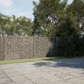 ARDEBO.de - Gabione mit Deckel 1100x50x150 cm Verzinktes Eisen